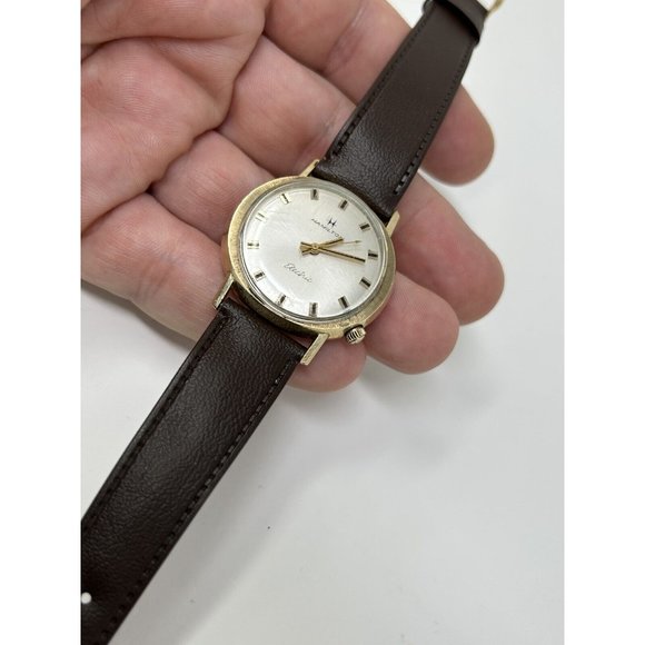 Parts Or Restore Vintage Hamilton Electric Oval Case - Picture 5 of 14